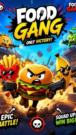 FOOD GANG GAME PLAY VIDEO FUNNY GAME PLAY 😂 #GB65ARMY