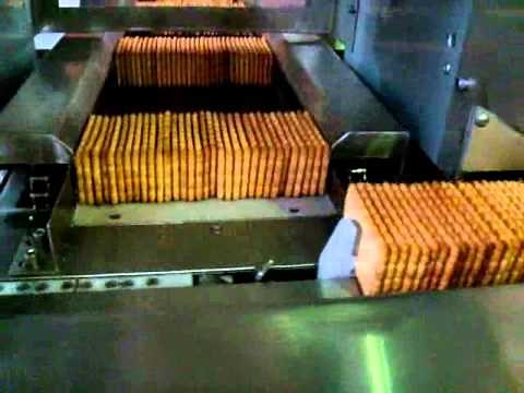 Biscuit packaging machine in Flowpack
