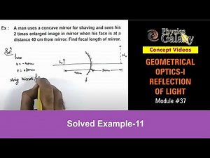 Class 12 Physics | Reflection of Light | #37 Solved Example-11 | For JEE & NEET