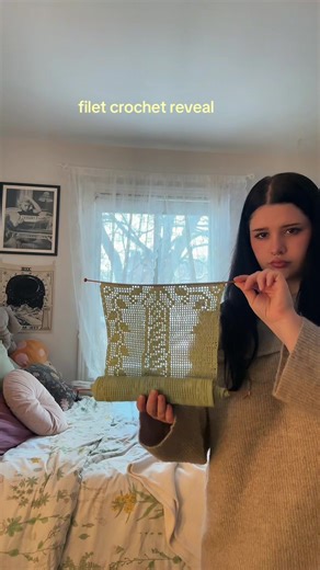 chart pattern available on my etsy ◡̈ #crochet #crochetersoftiktok #tapestry #filetcrochet #lotr