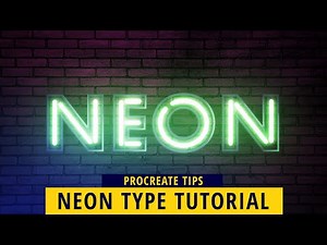 How To Create A Neon Effect In Procreate (Updated Tutorial!)