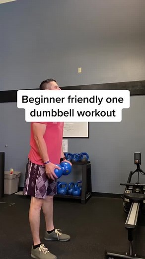 Beginner Friendly One Dumbbell Workout for All Levels