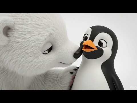 The Lost Penguin Who Became Friends with a Giant Polar Bear