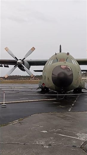 Transall C-160 #military front view #militaryhistory #militarytransport #militaryaircraft #airborne