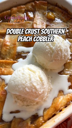 Peach cobbler is supposed to be made one way, thats with a top crust and a bottom crust.