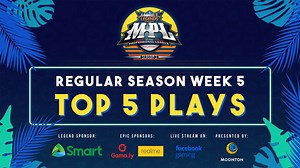 26K views · 424 reactions | From cool combos to heated clashes, here are the top 5 plays for Week 5 of the MPL-PH S3 regular season!  Tune in for more games and non-stop action this weekend!  Like and follow our page for continued news and updates!  #BeLegendary #MLBB #MPLPH #MPLS3 #eSports #MobileeSports | Mobile Legends: Bang Bang | Facebook