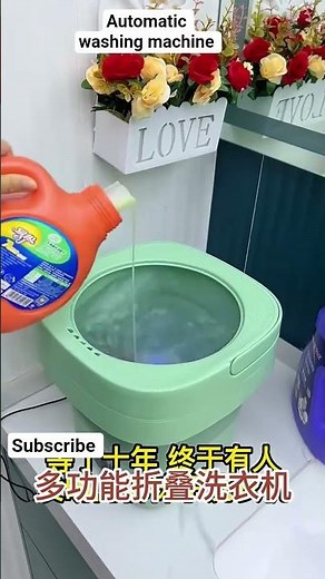 part 196.Amazing Foldable Washing Machine Compact, Portable & Easy to Use Perfect for Every Home
