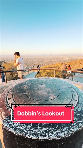 Stopped at Dobbins Lookout on South Mountain outside of Phoenix. The compass at the top points out landmarks across the valley. Sitting at 2,330 feet, it’s the highest viewpoint accessible by trail. Easy stop with a great view. #Arizona #Phoenix #SouthMountain #DobbinsLookout #DesertViews