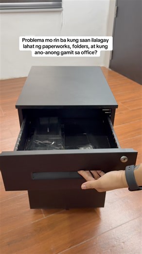 Mobile Pedestal / Under-desk Drawer — 🎯Best For • Office workstations • Home office setups • Shared workspaces needing secure storage #officefurnitureph #FurnitureDelivery #KhomiFurniture #filingcabinet #MobileDrawer #MobilePedestal | Khomi Inc - Office Furniture & Fixture