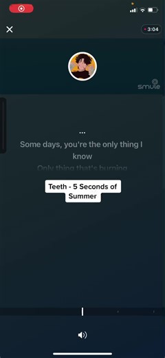 Teeth - 5 Seconds of Summer | pitch struggles | #smuleduet #5sos #5secondsodsummer #nightcore