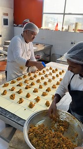 1.5M views · 4.6K reactions | Extreme Level Making of Potato Stuffed Puffs in Indian Factory  | Mr. Ladoo | Facebook