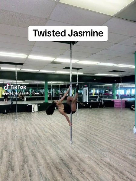 Twisted Jasmine Pole Dance Pose Explained