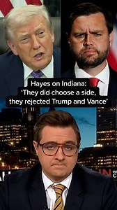 50K views · 2.4K reactions | Indiana’s Republican-led Senate on Thursday rejected a new congressional map, breaking with President Donald Trump’s push to gerrymander additional House seats for the GOP. Chris Hayes discusses Trump’s and JD Vance’s reaction to the outcome. | MS NOW | Facebook
