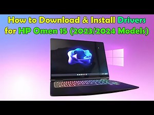 HP Omen 15 (2024) Driver Installation Tutorial - Easy Step-by-Step