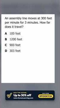 ASVAB Math: DRT Word Problems