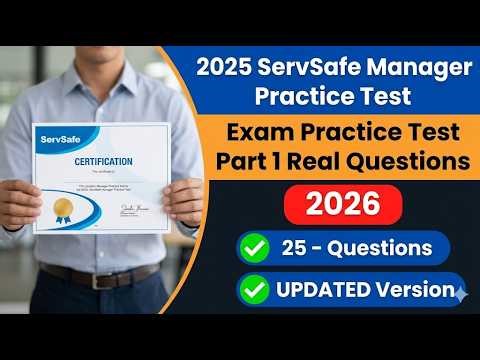 2026 ServSafe Manager Practice Test: Pass Your Food Safety Exam Today