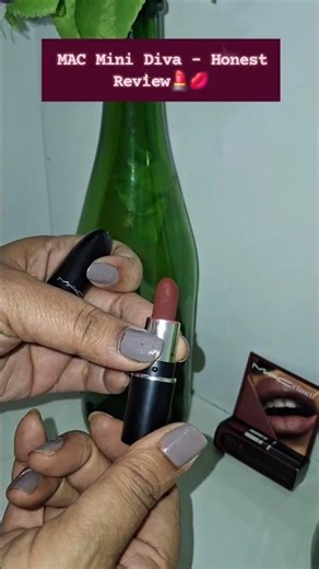 MAC Diva Lipstick | My Genuine Review & Experience #mac #maccosmetics #shortsfeed #macmini