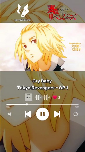 Tokyo Revengers OP 1 | Cry Baby | #Opening #Anime #animeopening #tokyorevengers #tokyorevengersedit #crybaby #officialhigedandism #animeopening #fyp #fypシ゚ #Viral #Otaku #animefyp #animefypシ #animeedit #animetiktok #sar_musicsong