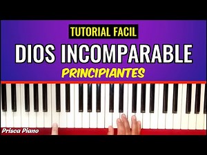 Dios Incomparable | Marco Barrientos | Tutorial Piano Fácil