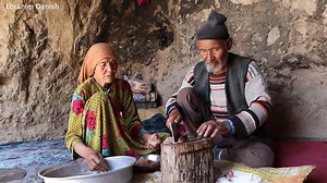 160K views · 8.4K reactions | A love story in old age | Old lovers have hard live in a risky historical cave #villagelife #village #villagelifestyle #cooking #shepherd #villagers | Ebrahim Danish | Facebook