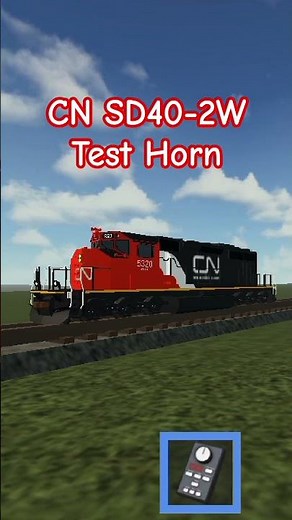 *Brand New* CN SD40-2W Test Train Horn (Southline District)