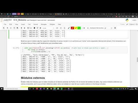 Módulos en Python (Usando Jupyter)