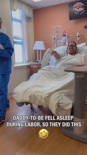 Sleepy dad tricked into thinking he missed baby's birth | Bright Side