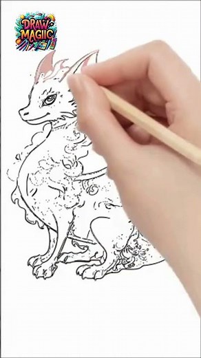 Beautiful Dragon Drawing, Coloring & Painting For Kids | How To Style | Draw Magic