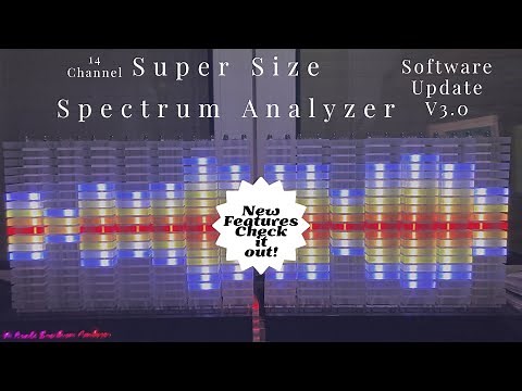 Big Size Spectrum Analyzer - Part2 - V3.0 Arduino msgeq7 ws2812