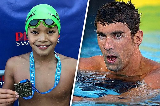 SUPERMAN: 10-year-old Fil-Am swimmer Clark Kent beats Michael Phelps record | Coconuts