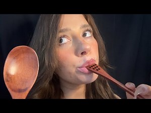 ASMR | Mouth Sounds ,Honey spoons,Tapping 🍯