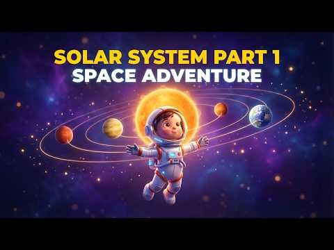 Solar System Adventure Part 1 🌍 | Kids Learning Video | 4K | Little Knight Studios