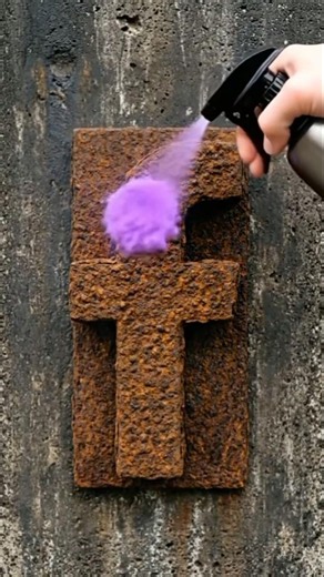 Rust Removal from a Social Media Logo | Before & After So Satisfying #shorts #oddlysatisfying