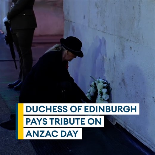 The Duchess of Edinburgh and the Princess Royal have paid tribute to the sacrifice of Australian and New Zealand forces on Anzac Day 2025. Anzac Day is a national day of remembrance in Australia, New Zealand and Tonga🇦🇺🇹🇴🇳🇿 Learn more https://brnw.ch/21wSdD9 | Forces News