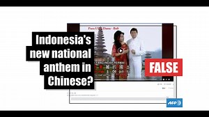 This is a Mandarin version of a patriotic Indonesian song that was composed in 2009