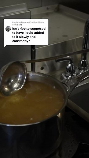 Replying to @BeardedDadBod1981 make sure your Brodo is not and hot before you add it to the rice! When making Risott #thanksgiving #Christmas #bread #baking #routine #morning #ladies #supernatural #AmaZing #Amazon #reelsfypシ #reelsvideo #reelitfeelit #followers #foryou #viralvideo #share #lifestyle #love #summer #chef #food #cook #cookies #stylish #style #entertainment #enjoy #best #life | Massimo Capra