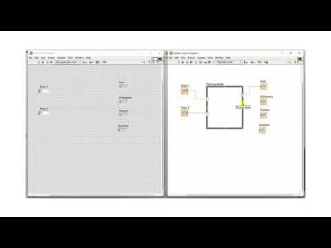 8 Build a Basic Calculator, LabVIEW Programming Basics - BEC358A, Dept. of EC, RIT-Hassan