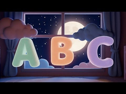 ABC Bedtime Song 🌙 Learn Letters A–Z | Calm Alphabet Song for Kids to Sleep