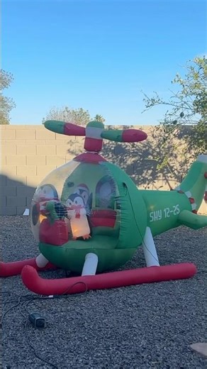 6ft Penguin Helicopter Inflatable! #newmusic #christmas #penguin #helicopter #display #gemmy