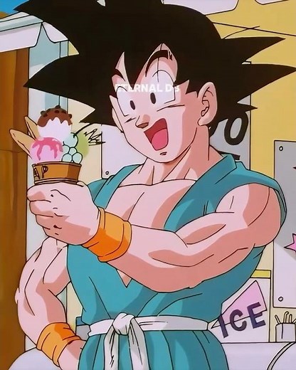 Goku Gives Pan His Ice Cream | Dragon Ball Z #shorts