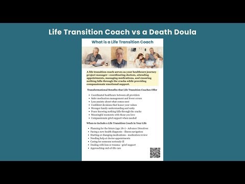 Life Transition Coach Vs Death Doula - Making the change from an end-of-life doula