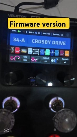 Firmware Version on The Valeton GP200 #mrcrosby #valetongp200