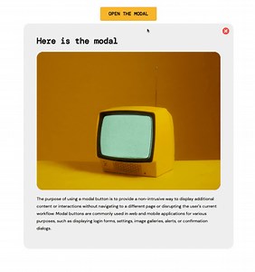 NEW Component!! Modals serve as an excellent tool for conveying information. When the modal button is activated, this component presents a video and a paragraph, providing supplementary content for the viewer's enjoyment. Pick it up for free at: https://components.coffeecup.com/modal-video.html | CoffeeCup Software