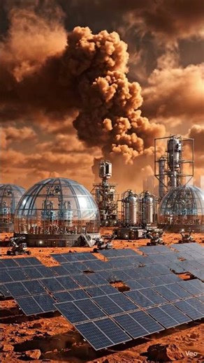 Building the mars base #mars #space #marsbase #construction