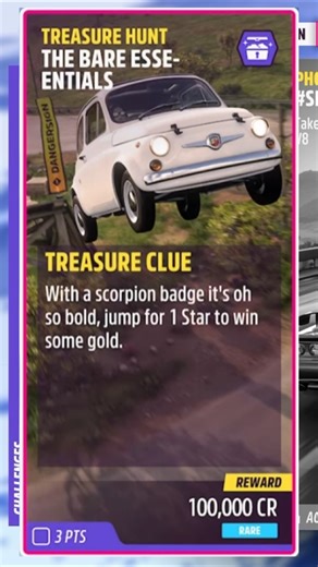 TREASURE HUNT THE BARE ESSE-ENTIALS Forza Horizon 5 Treasure Hunt #fh5 #treasurehunt