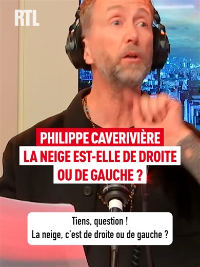 La neige est-elle de droite ou de gauche ? 🤣 Le Cave'réveil de Philippe Caverivière à 6h55 dans RTL Petit Matin du lundi au jeudi autour de Marina Giraudeau et Jérôme Florin . . #philippecaverivière #humour #sinformersurtiktok