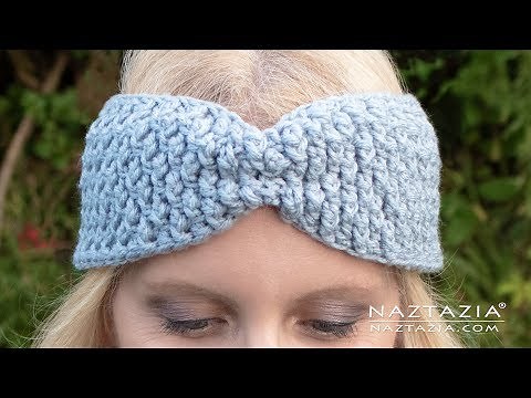 HOW to CROCHET an EAR WARMER HEADBAND - by Naztazia