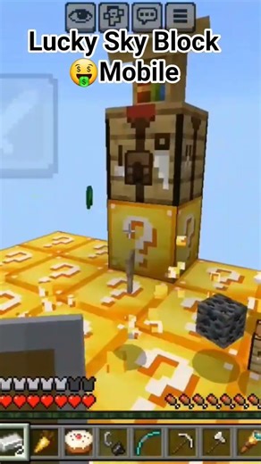 Minecraft😱But Lucky SkyBLOCK😂CRAZY END🤜