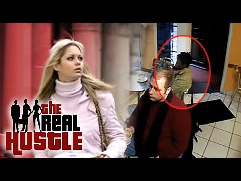 Pickpocketing Techniques: The Window Tap | The Real Hustle