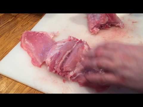 Désosser un lapin - deboning a rabbit (french)